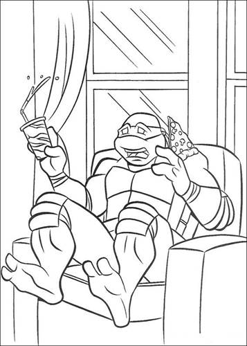 Kids-n-fun.com | 80 coloring pages of Ninja Turtles